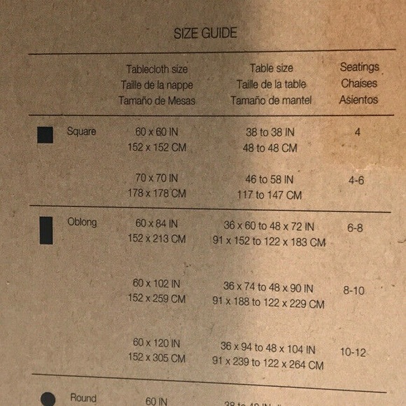 Gorgeous “Verdell” Ellen DeGeneres tablecloth - Picture 2 of 3